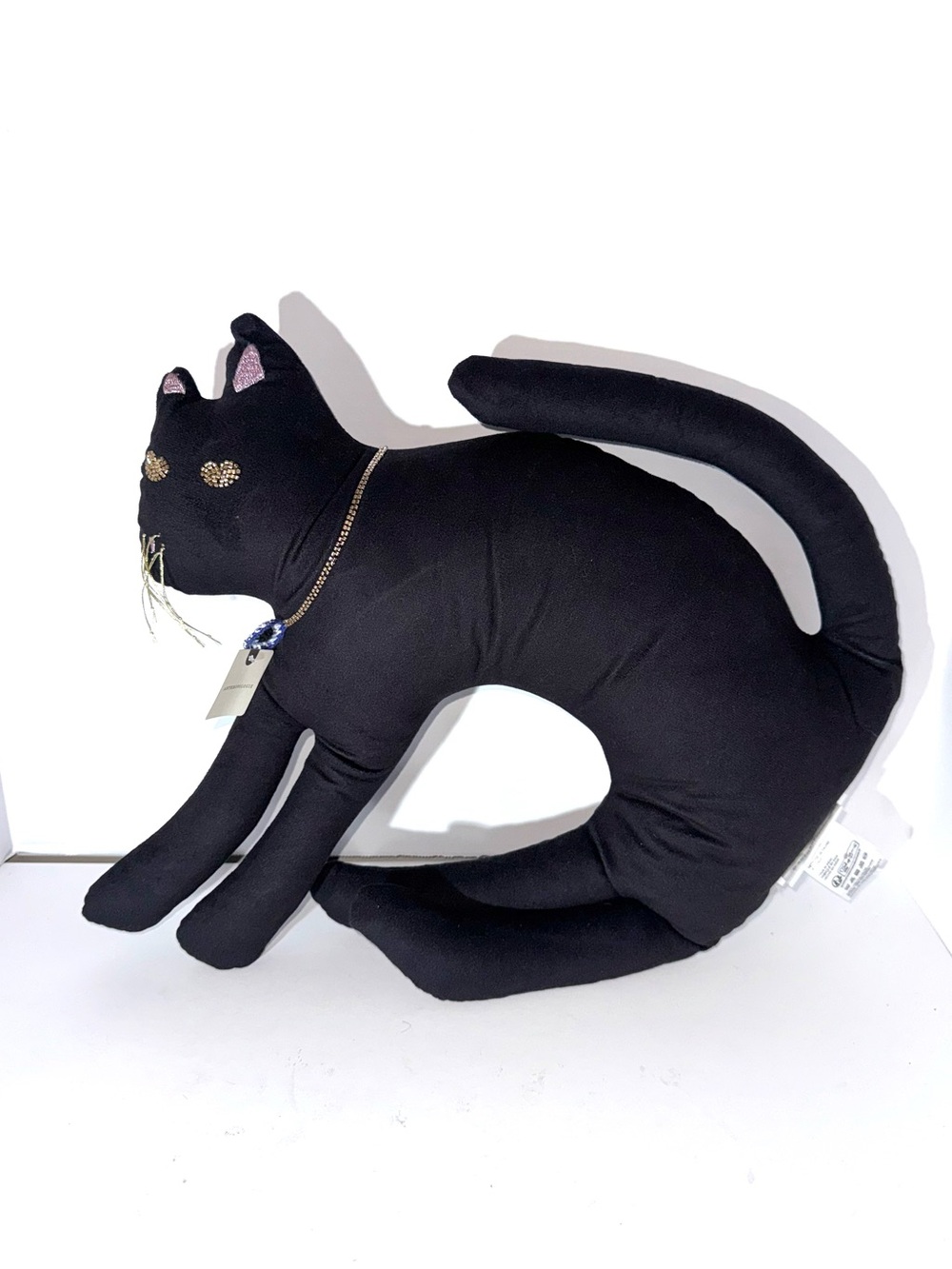 Anthropologie Halloween Cat Pillow